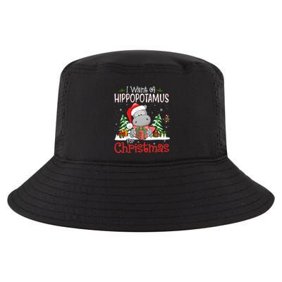 I Want A Hippopotamus For Christmas Xmas Hippo Cool Comfort Performance Bucket Hat