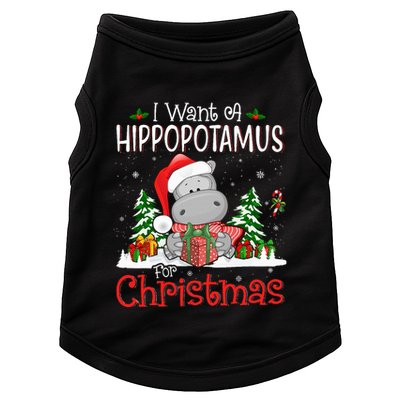 I Want A Hippopotamus For Christmas Xmas Hippo Doggie Tank