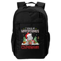 I Want A Hippopotamus For Christmas Xmas Hippo Backpack