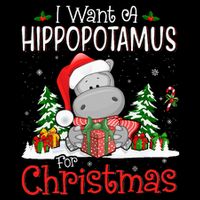 I Want A Hippopotamus For Christmas Xmas Hippo 16 in Basic Backpack