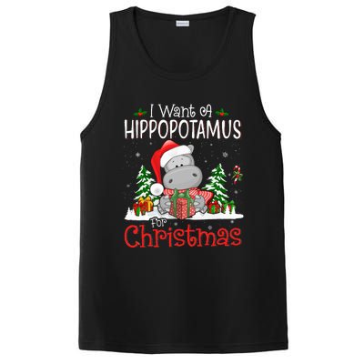 I Want A Hippopotamus For Christmas Xmas Hippo PosiCharge Competitor Tank