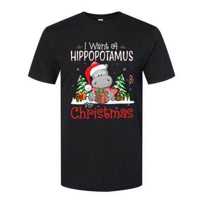 I Want A Hippopotamus For Christmas Xmas Hippo Softstyle CVC T-Shirt