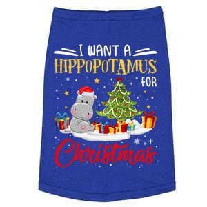 I Want A Hippopotamus For Christmas Xmas Hippo Christmas Cool Gift Doggie Tank