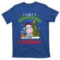 I Want A Hippopotamus For Christmas Xmas Hippo Gift T-Shirt