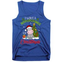 I Want A Hippopotamus For Christmas Xmas Hippo Gift Tank Top