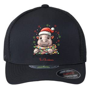 I Want A Hippopotamus For Christmas Xmas Holiday Flexfit Unipanel Trucker Cap