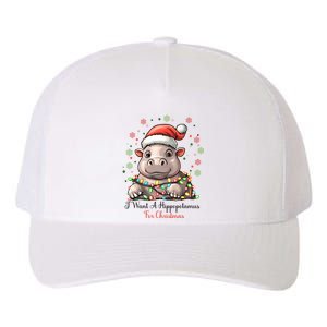 I Want A Hippopotamus For Christmas Xmas Holiday Yupoong Adult 5-Panel Trucker Hat