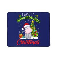 I Want A Hippopotamus For Christmas, Xmas Hippo Mousepad