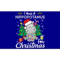 I Want A Hippopotamus For Christmas Xmas Hippo For Gift Bumper Sticker