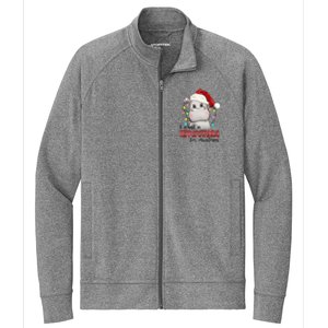 I Want A Hippopotamus For Christmas Xmas Stretch Full-Zip Cadet Jacket