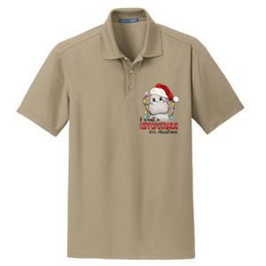 I Want A Hippopotamus For Christmas Xmas Dry Zone Grid Polo