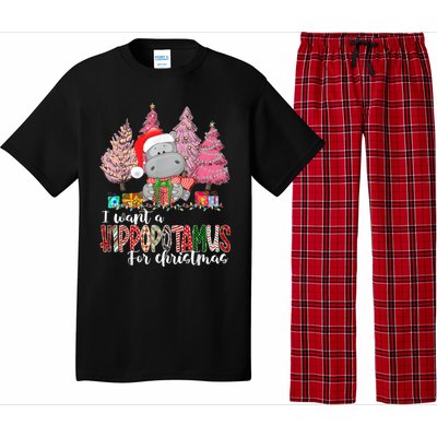 I Want A Hippopotamus For Christmas Xmas Hippo for   Pajama Set