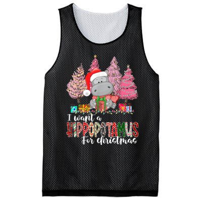 I Want A Hippopotamus For Christmas Xmas Hippo for   Mesh Reversible Basketball Jersey Tank