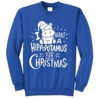 I Want A Hippopotamus For Christmas Xmas Hippo Gift Sweatshirt