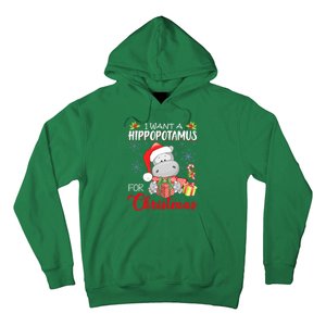 I Want A Hippopotamus For Christmas Cute Hippo  Hoodie