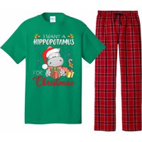 I Want A Hippopotamus For Christmas Cute Hippo  Pajama Set