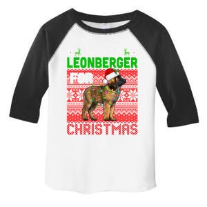 I Want A Leonberger For Christmas Santa Dog Lover Owner Gift Toddler Fine Jersey T-Shirt