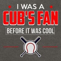 I Was A CubS Fan Before It Was Cool Cotton Canvas Backpack