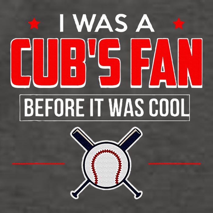 I Was A CubS Fan Before It Was Cool Vector Backpack