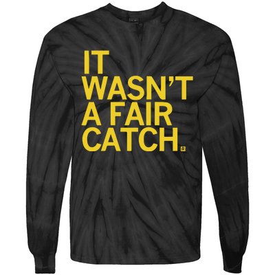 It Wasn’T A Fair Catch Tie-Dye Long Sleeve Shirt