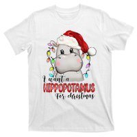 I Want A Hippopotamus For Christmas Xmas Hippo Lover T-Shirt