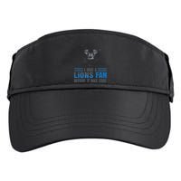 I Was A Lions Fan Before It Was Cool Fan Lions Blue Eyes Us Adult Drive Performance Visor