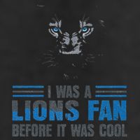 I Was A Lions Fan Before It Was Cool Fan Lions Blue Eyes Us Adult Drive Performance Visor