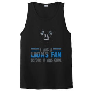 I Was A Lions Fan Before It Was Cool Fan Lions Blue Eyes Us PosiCharge Competitor Tank