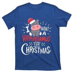 I Want A Hippopotamus For Christmas Xmas Hippo Gift T-Shirt