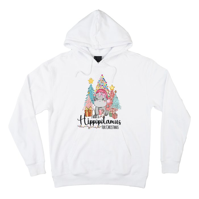 I Want A Hippopotamus Christmas Hoodie