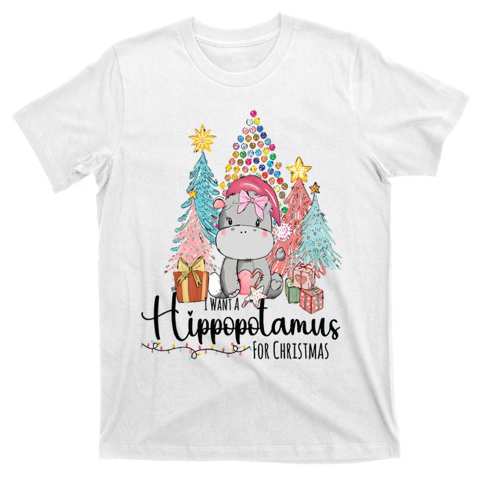 I Want A Hippopotamus Christmas T-Shirt