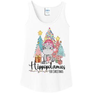 I Want A Hippopotamus Christmas Ladies Essential Tank