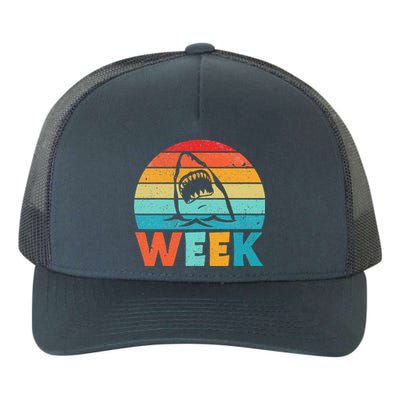 I Waited All Year For This Week Funny Shark Ocean Wildlife Yupoong Adult 5-Panel Trucker Hat