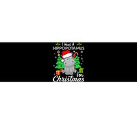 I Want A Hippopotamus For Christmas Xmas Hippo Pajama Bumper Sticker