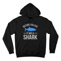 It Was A Shark Funny Amputee Prosthetic Surgery Graphic Hoodie