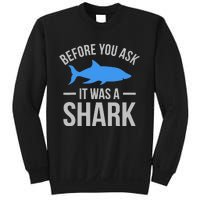 It Was A Shark Funny Amputee Prosthetic Surgery Graphic Sweatshirt