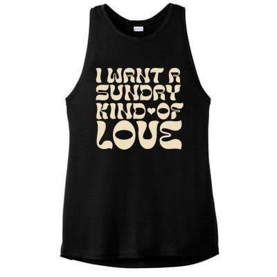 I Want A Sunday Kind Of Love Ladies PosiCharge Tri-Blend Wicking Tank