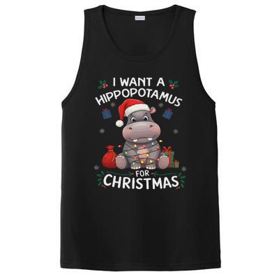 I Want A Hippopotamus For Christmas Xmas Lover Funny PosiCharge Competitor Tank