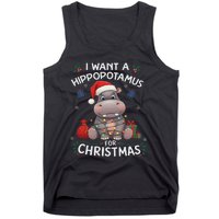 I Want A Hippopotamus For Christmas Xmas Lover Funny Tank Top