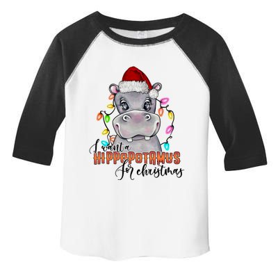 I Want A Hippopotamus For Christmas Funny Hippo Cute Gift Toddler Fine Jersey T-Shirt