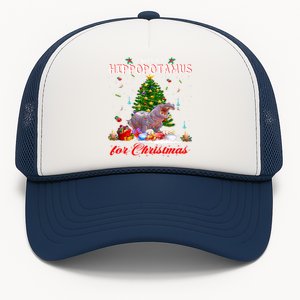 I Want A Hippopotamus For Christmas Xmas Hippo For Gift Trucker Hat