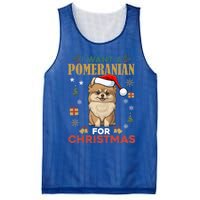 I Want A Pomeranian For Christmas Cute Dog Lover Xmas Pajama Gift Mesh Reversible Basketball Jersey Tank