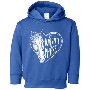 It WasnT A Phase Heart Horse Gift Toddler Hoodie