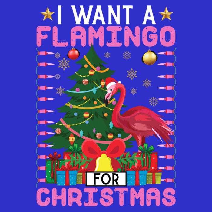 I Want A Flamingo For Christmas Ugly Sweater Flamingo Gift Sweatshirt