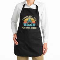 I Wait All Year For This Week Shark Lover Ocean Wildlife Apron