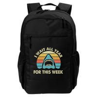 I Wait All Year For This Week Shark Lover Ocean Wildlife Backpack