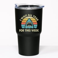 I Wait All Year For This Week Shark Lover Ocean Wildlife Tumbler