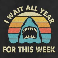 I Wait All Year For This Week Shark Lover Ocean Wildlife Tumbler
