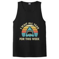 I Wait All Year For This Week Shark Lover Ocean Wildlife PosiCharge Competitor Tank