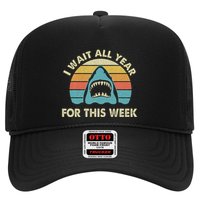 I Wait All Year For This Week Shark Lover Ocean Wildlife Hat